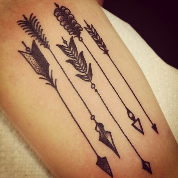  arrow tattoo design