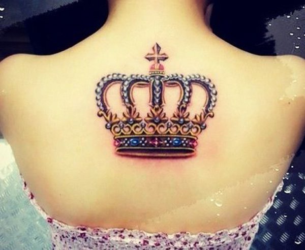 queen crown tattoos