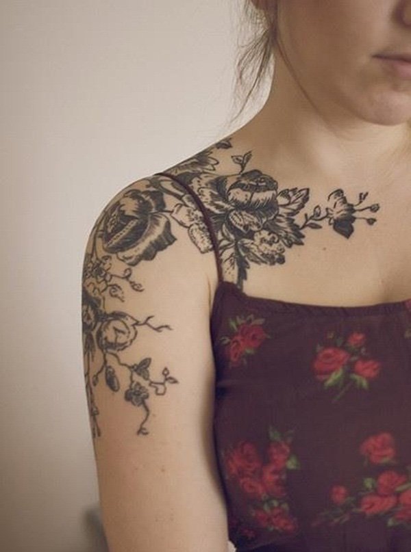 shoulder tattoos women