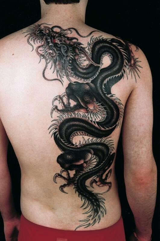  black dragon tattoo