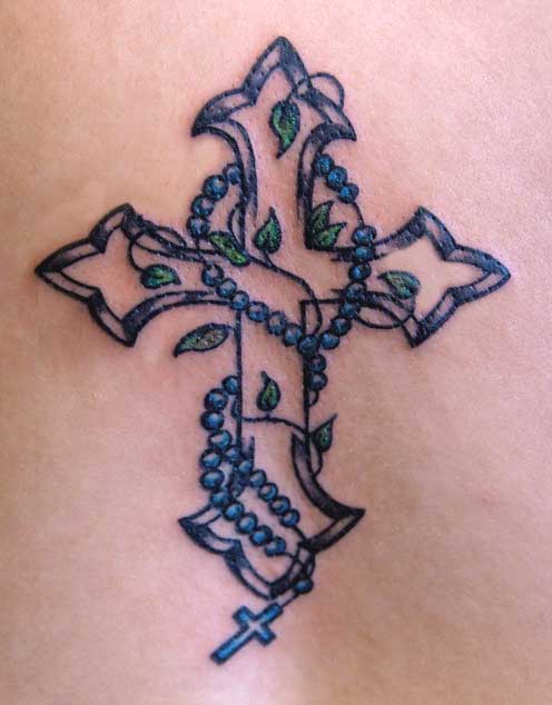  catholic cross tattoos