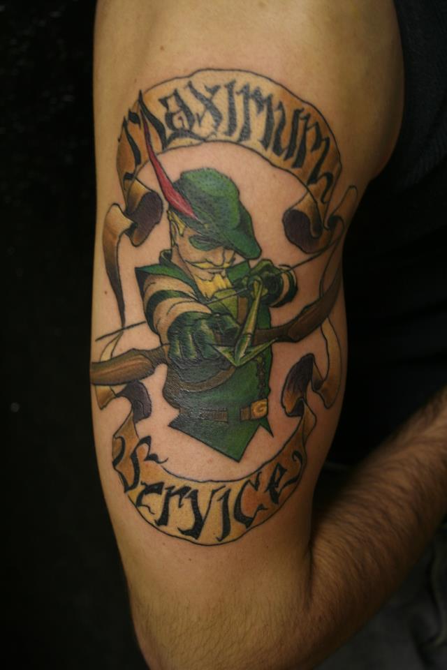  green arrow tattoo
