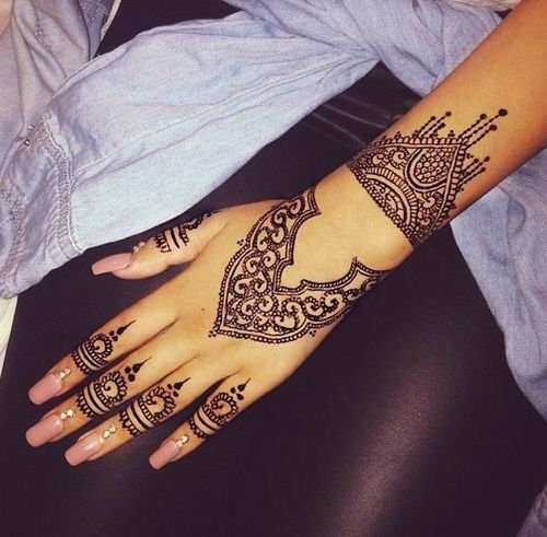  black henna tattoo