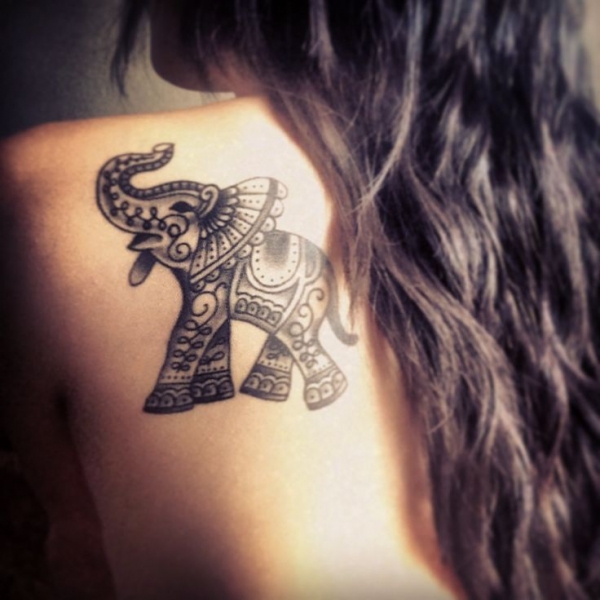  elephant lace tattoo
