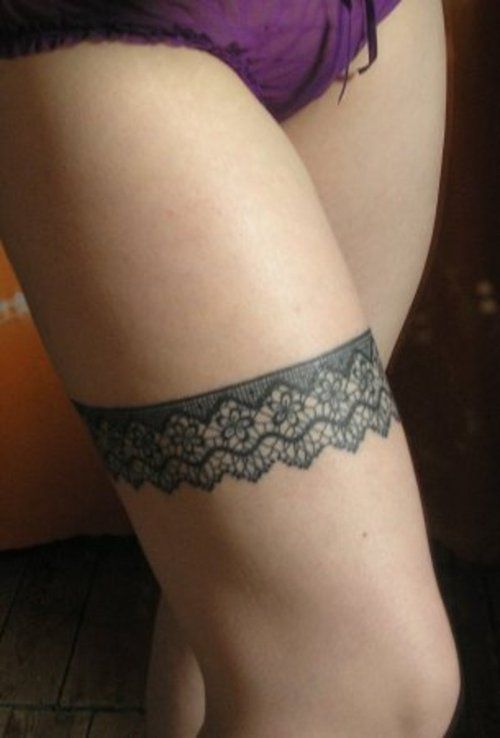  lace leg tattoos