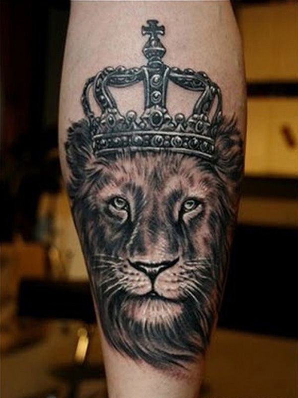  lion tattoo crown