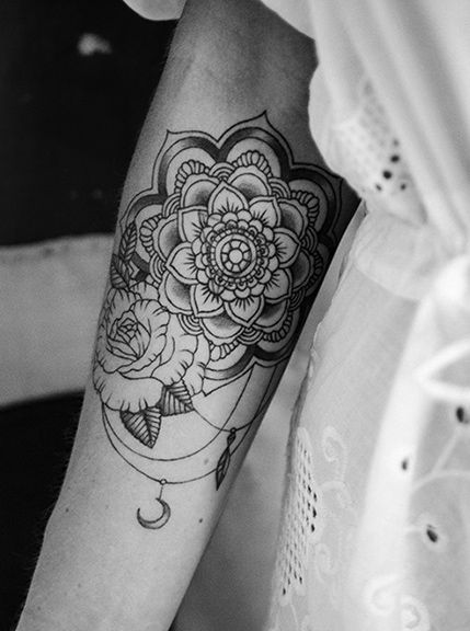  rose mandala tattoo