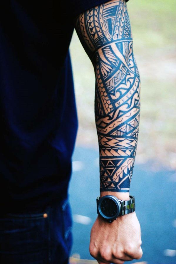  tribal forearm tattoos