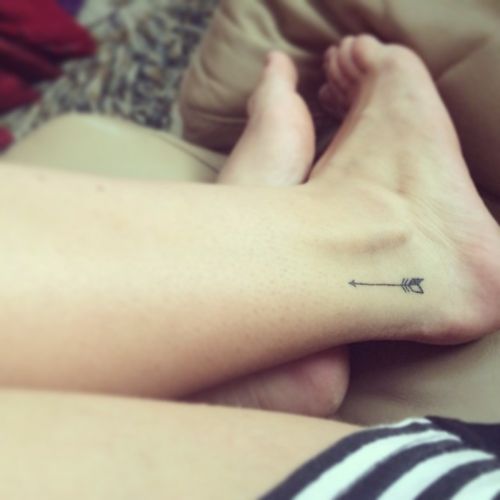 arrow ankle tattoos