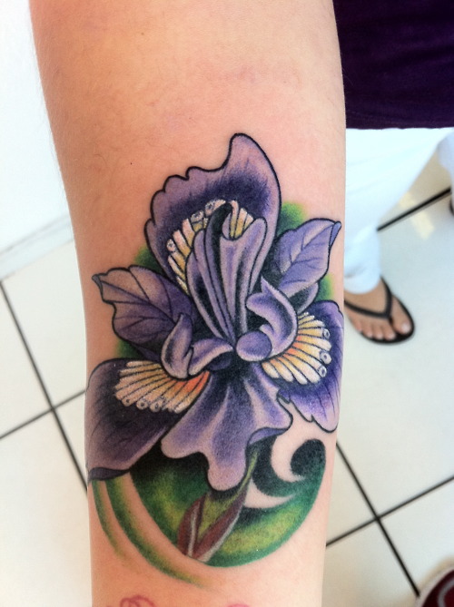  iris flower tattoos