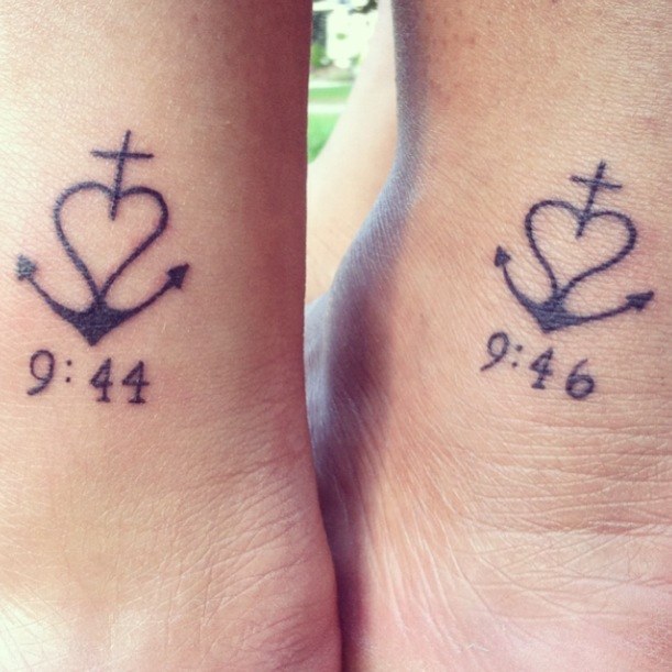 matching tattoos for twins