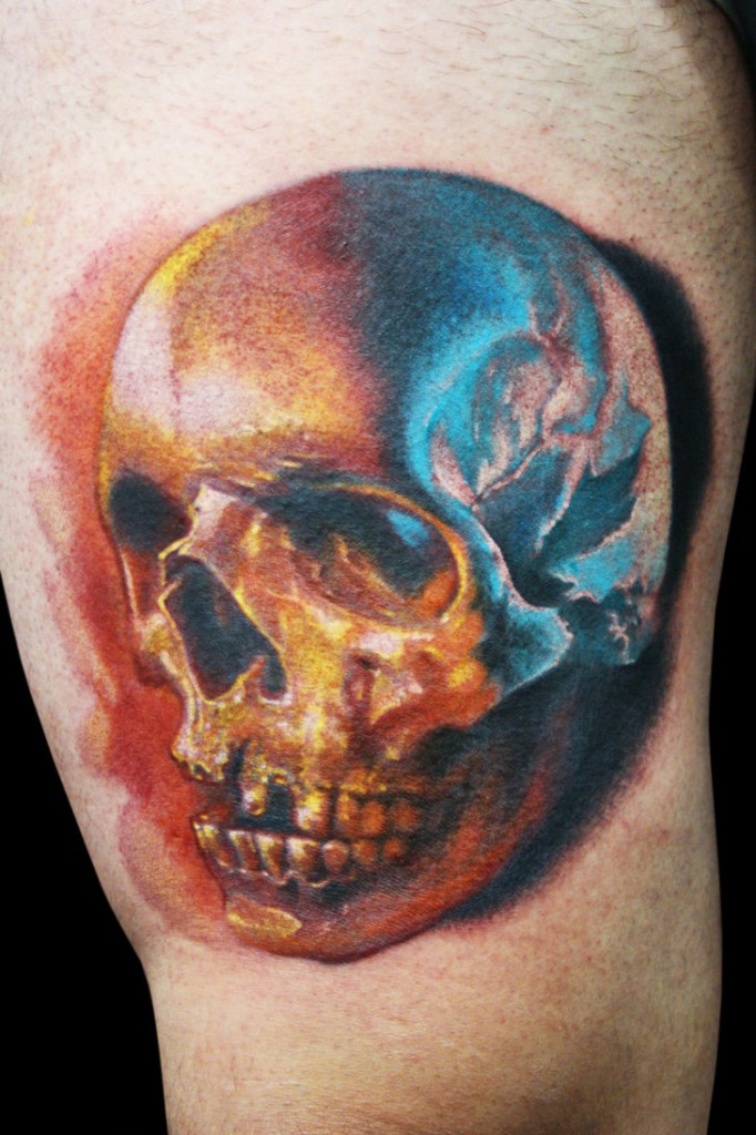  simple skull tattoos