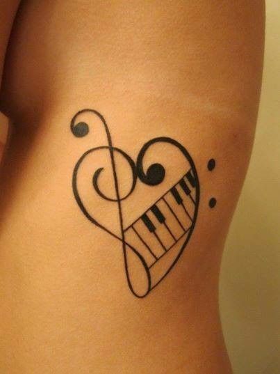  Music cute tattoos