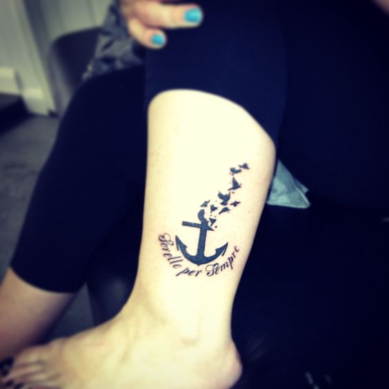  best friend tattoos anchor