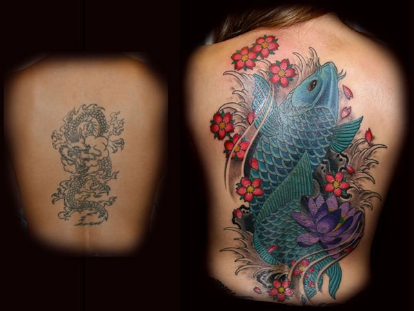  cover up back tattoos