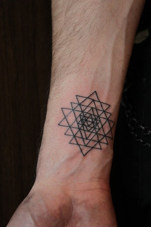  geometric wrist tattoos