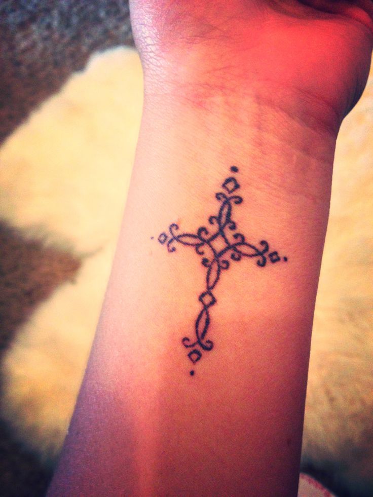  henna tattoo cross
