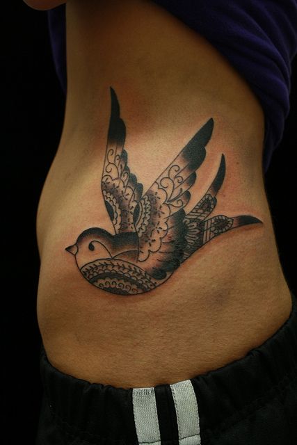 mandala bird tattoos