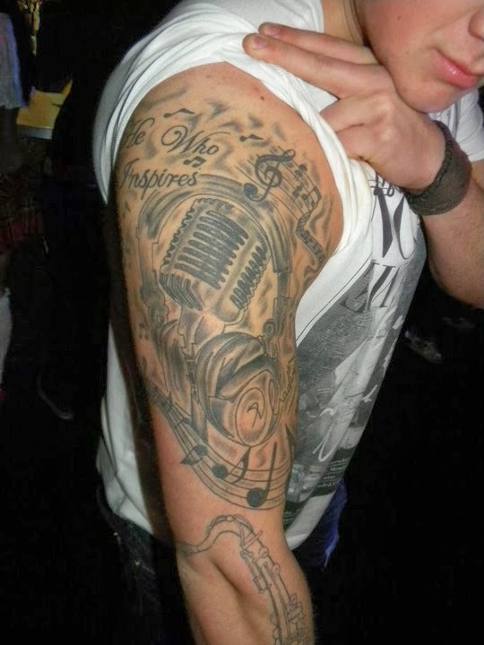 music sleeve tattoos