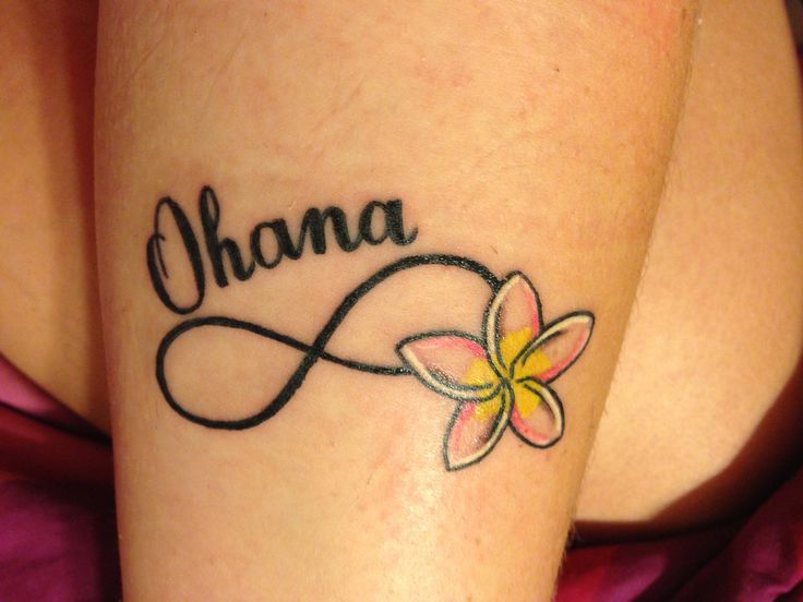 ohana infinity tattoo