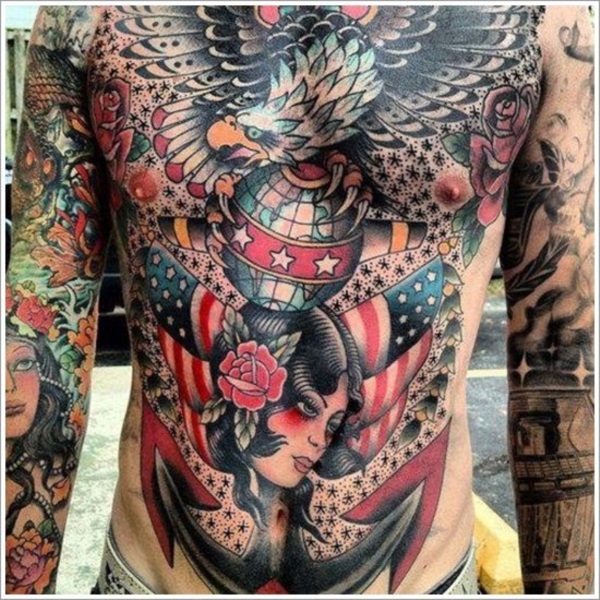 traditional tattoos chest