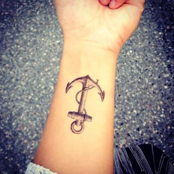  anchor wrist tattoos