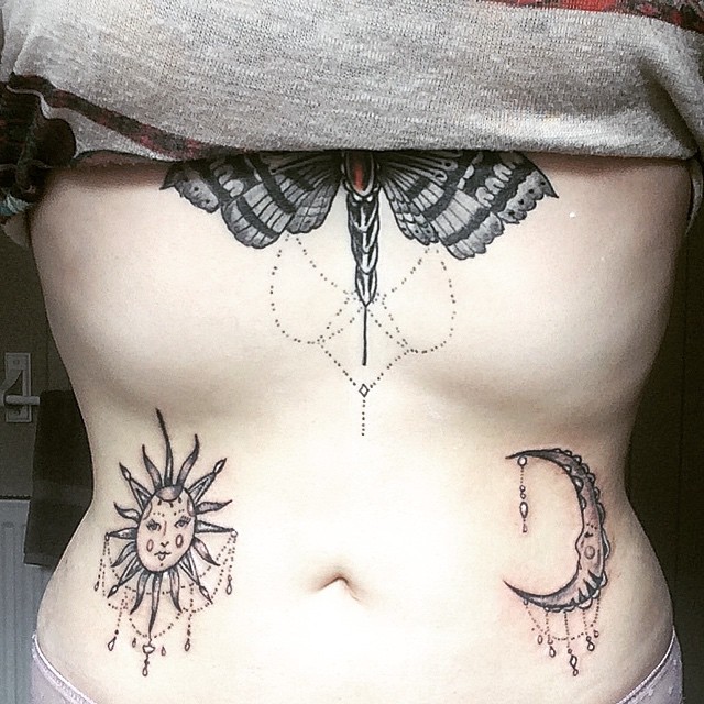  bohemian moon tattoo