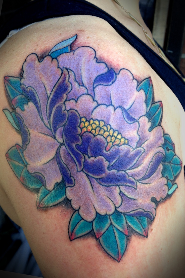  peony flower tattoos