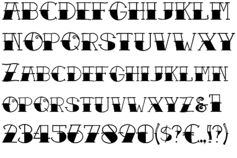  traditional tattoos font
