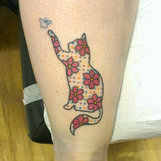  calico cat tattoo