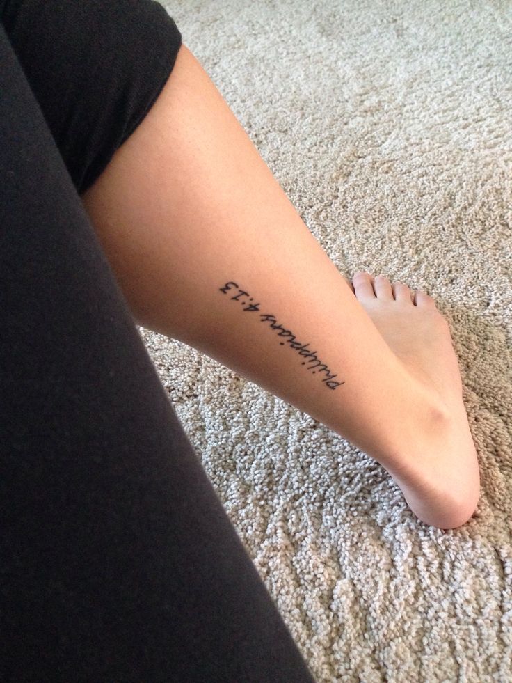  vertical ankle tattoos