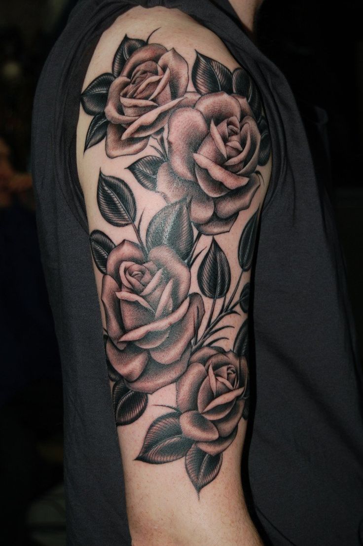  rose tattoo sleeve