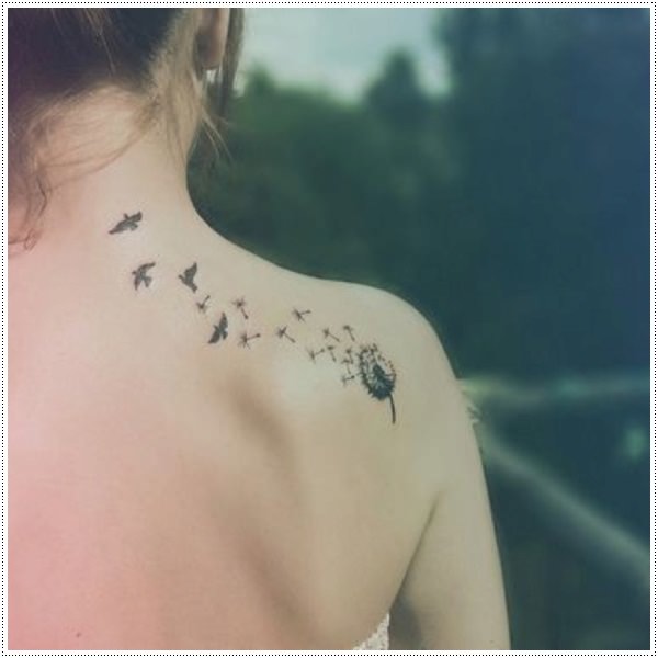  dandelion bird tattoos