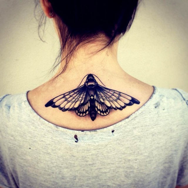 detailed butterfly tattoos