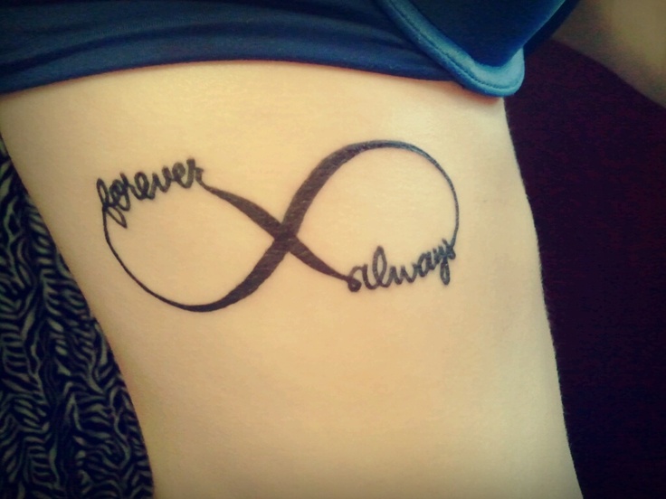 forever and always infinity tattoo