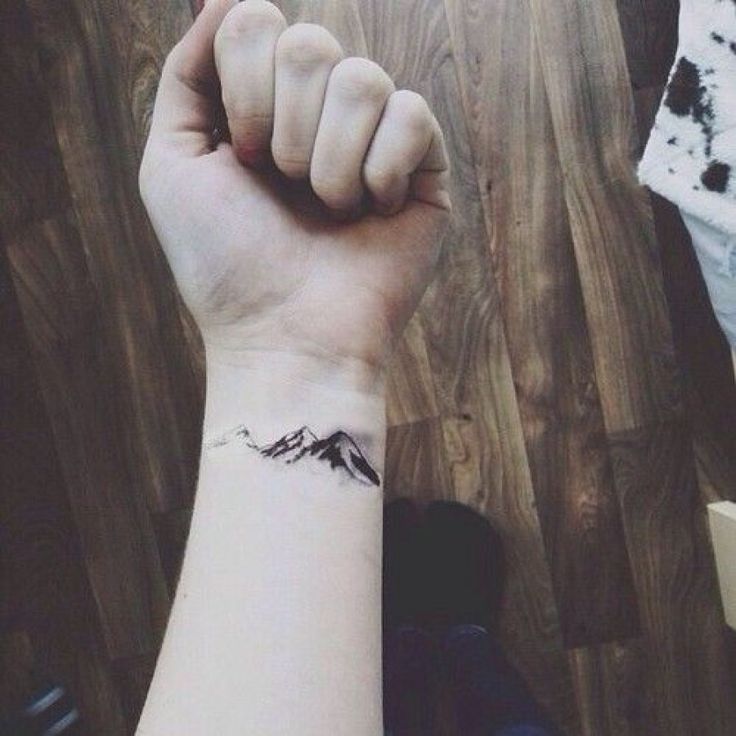 tiny mountain tattoo