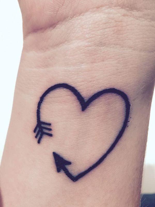 arrow tattoo love