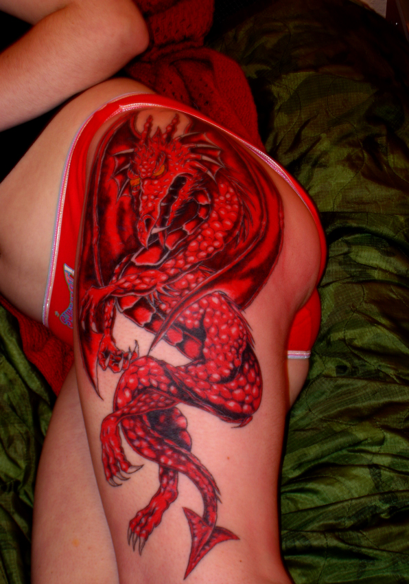  welsh dragon tattoo