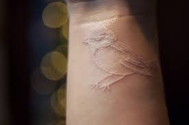  white tattoo dandelion