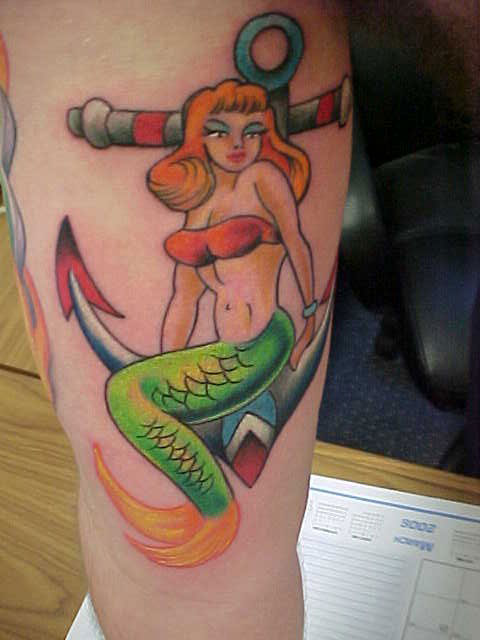classic mermaid tattoos