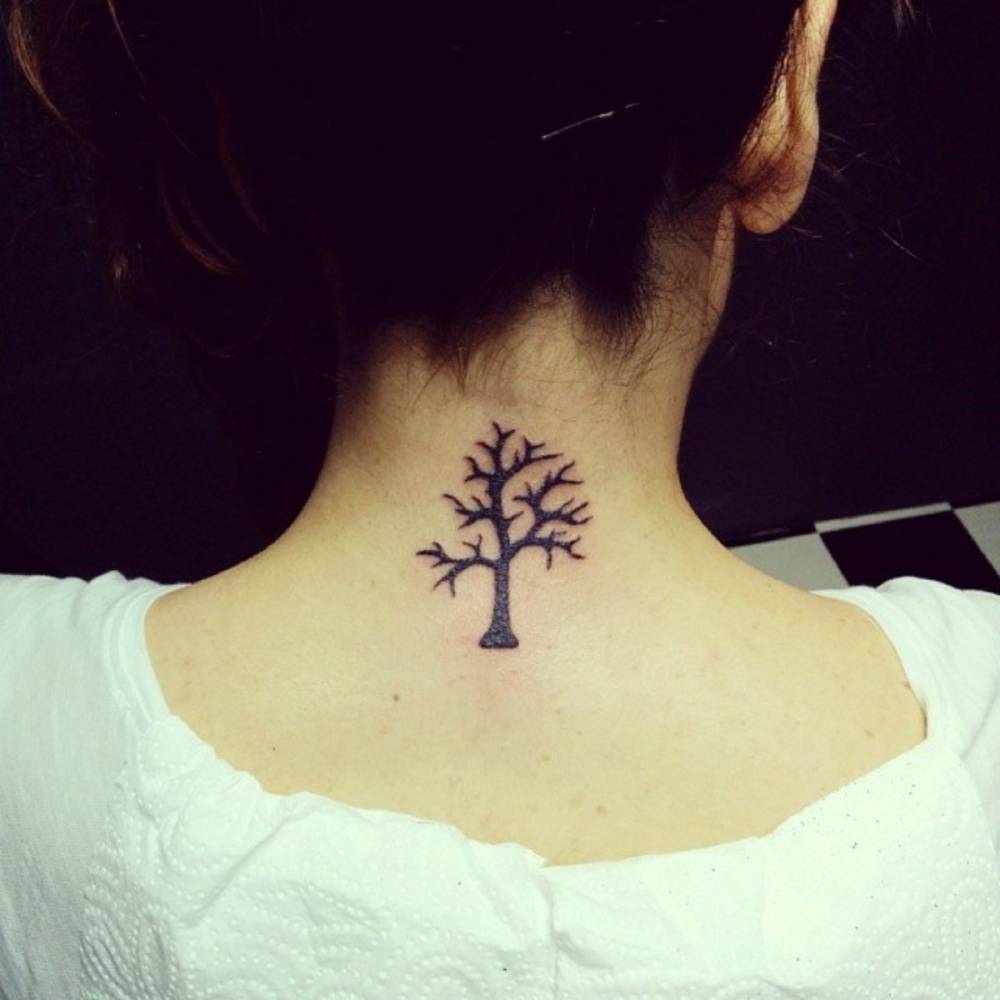  tree neck tattoos