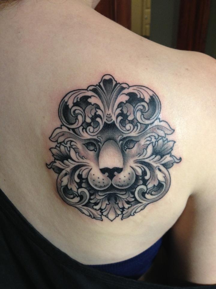  aztec lion tattoo