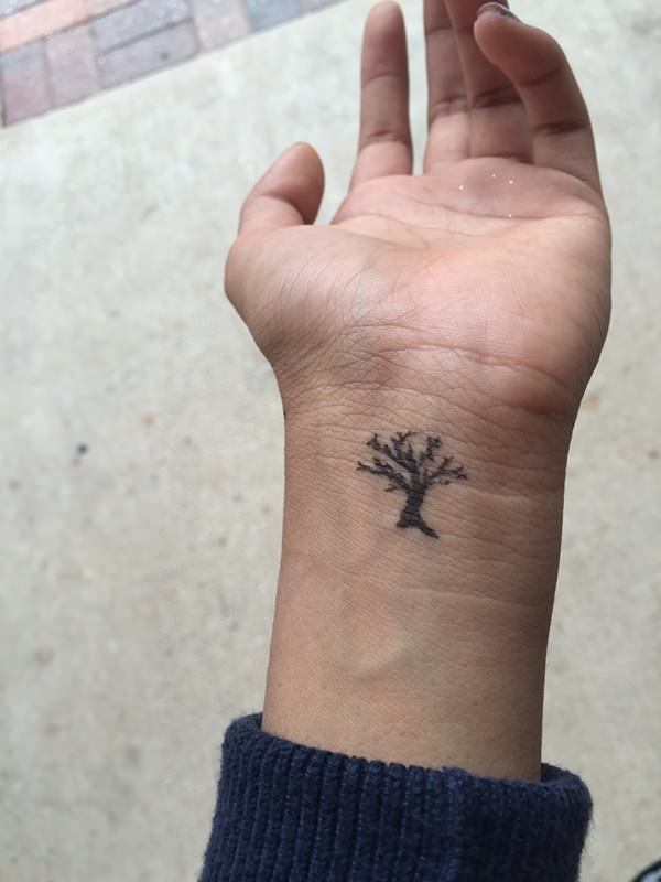  tiny tree tattoos