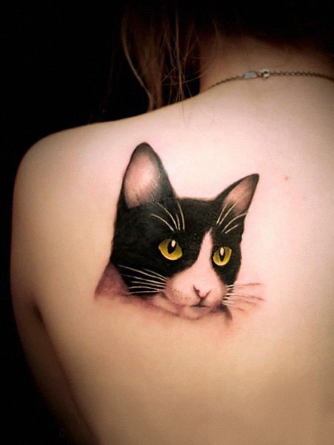  tuxedo cat tattoo