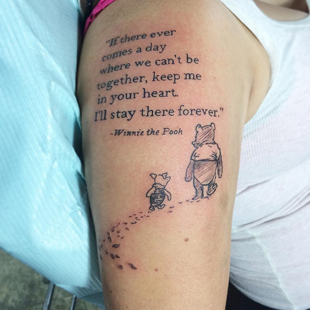  mother daughter winnie the pooh tattoos