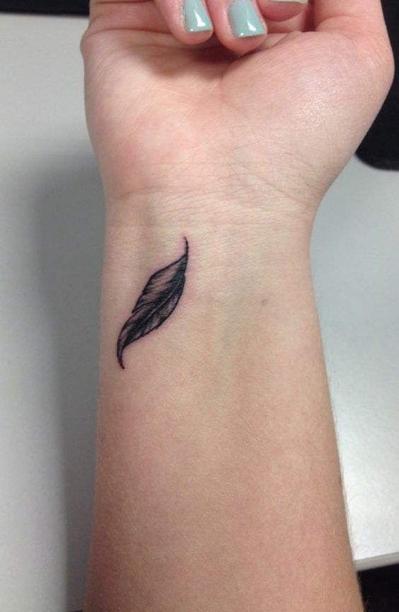  small tattoos feather