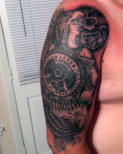  aztec sleeve tattoos