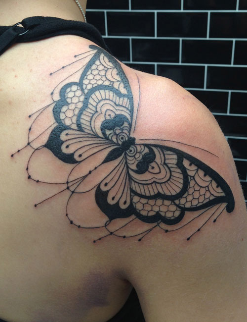  butterfly mandala tattoo