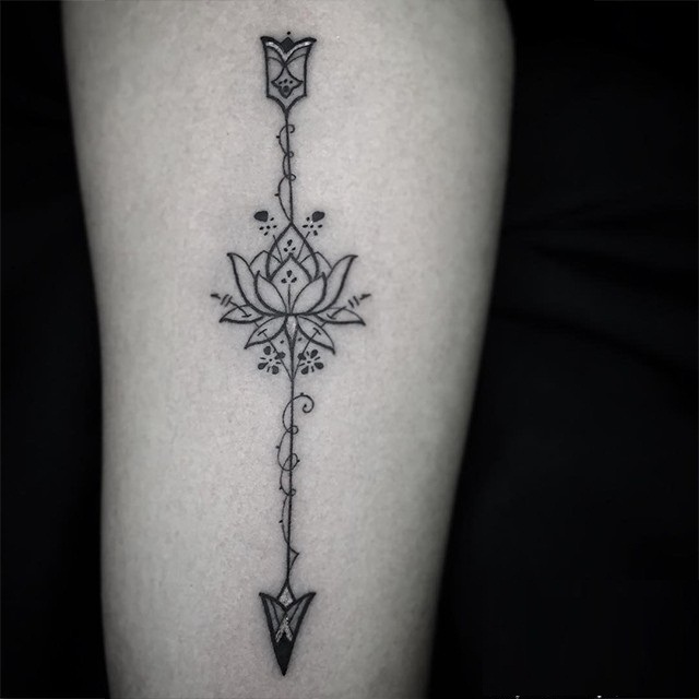  lotus arrow tattoo