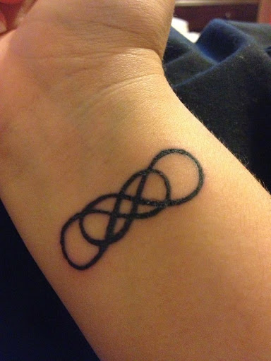 triple infinity tattoo